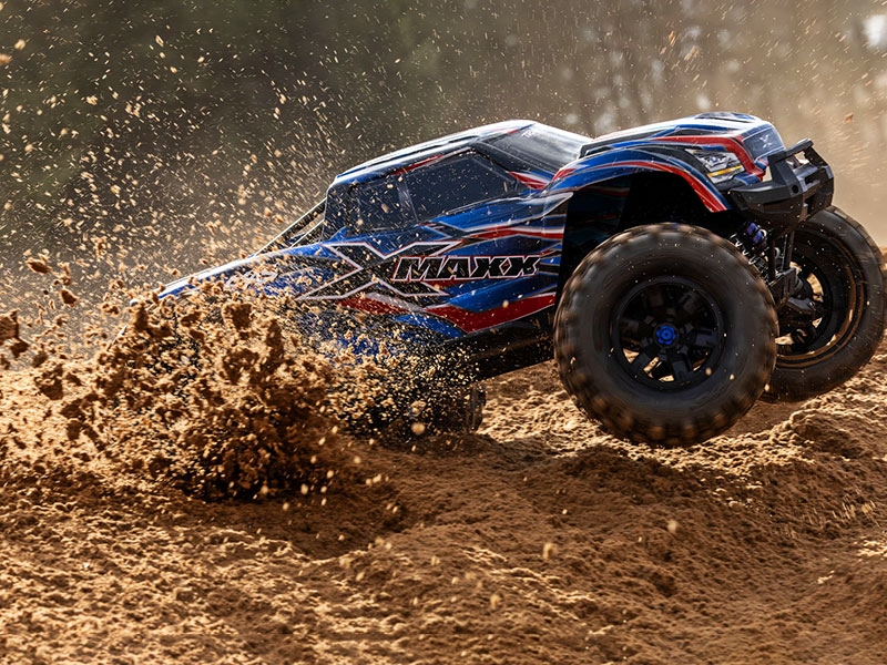 Traxxas X-Maxx Belted 4WD Brushless RTR 8S Monster Truck - Blue TRX77096-4-BLUE