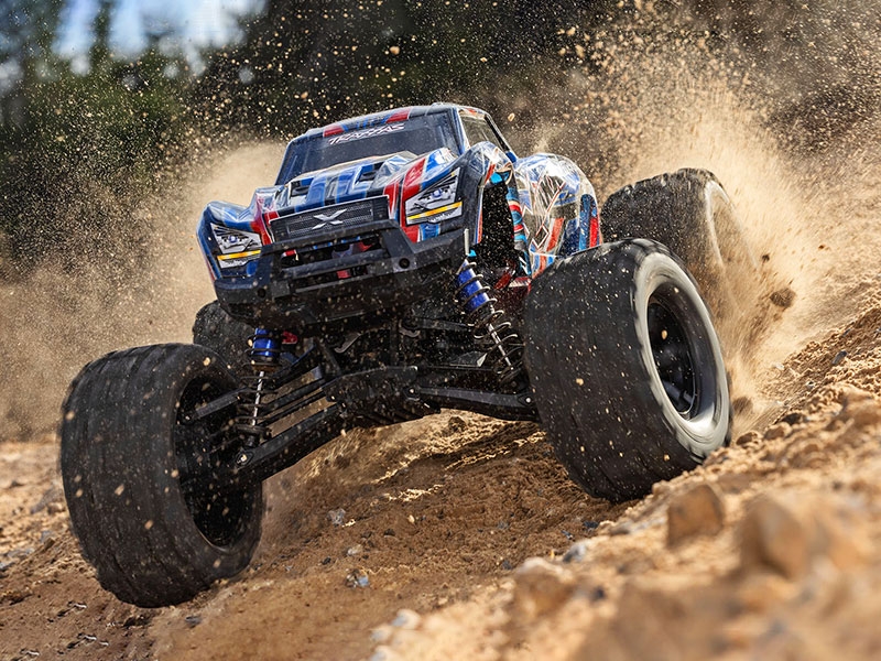 Traxxas X-Maxx Belted 4WD Brushless RTR 8S Monster Truck - Blue TRX77096-4-BLUE