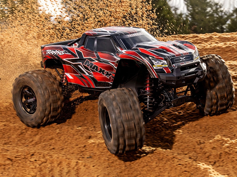 Traxxas X-Maxx Belted 4WD Brushless RTR 8S Monster Truck - Red TRX77096-4-RED