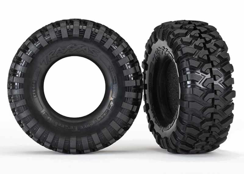 Traxxas Tires, Canyon Trail 1.9/ foam inserts (2) TRX8270