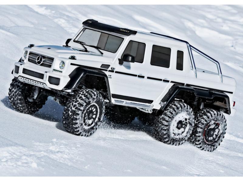 Traxxas Mercedes-Benz G 63 AMG TRX-6 6x6 1/10 Crawler - White TRX88096-4-WHT