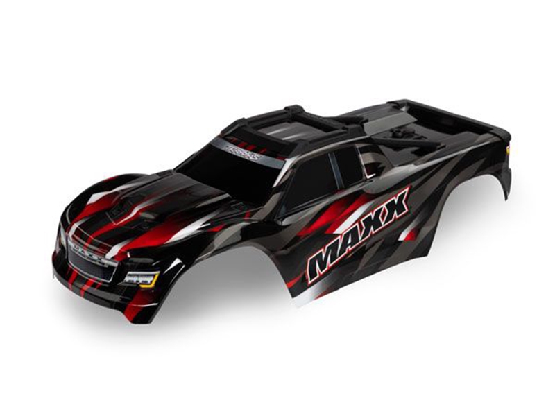 Traxxas WideMaxx Pre-Painted Bodyshell - Red TRX8918R