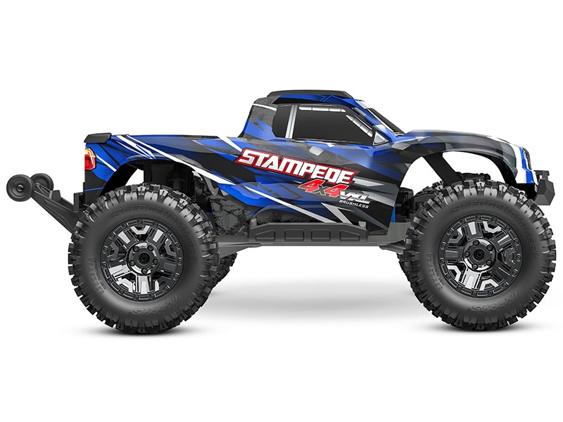 Traxxas Stampede 4X4 HD VXL 1:10 4WD RTR Brushless Electric Monster Truck - Blue TRX90376-4-BLUE