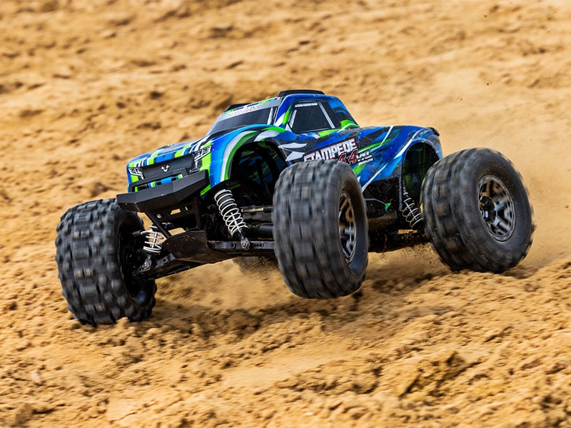 Traxxas Stampede 4X4 HD VXL 1:10 4WD RTR Brushless Electric Monster Truck - Green TRX90376-4-GRN