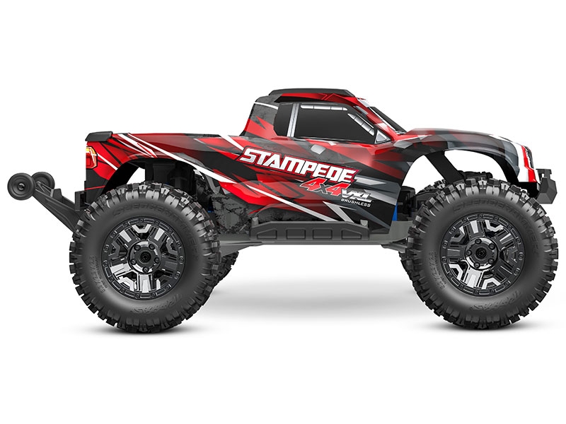 Traxxas Stampede 4X4 HD VXL 1:10 4WD RTR Brushless Electric Monster Truck - Red TRX90376-4-RED