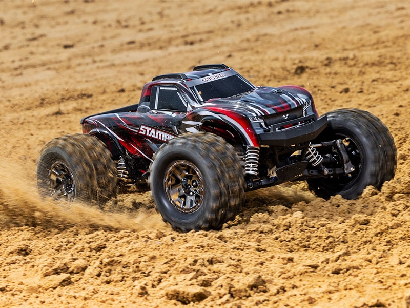 Traxxas Stampede 4X4 HD VXL 1:10 4WD RTR Brushless Electric Monster Truck - Red TRX90376-4-RED