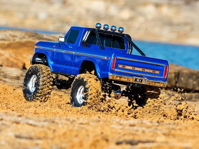 Traxxas TRX-4 Ford F-150 Ranger XLT High Trail Edition 1:10 Trail Crawler - Blue TRX92046-4-BLUE