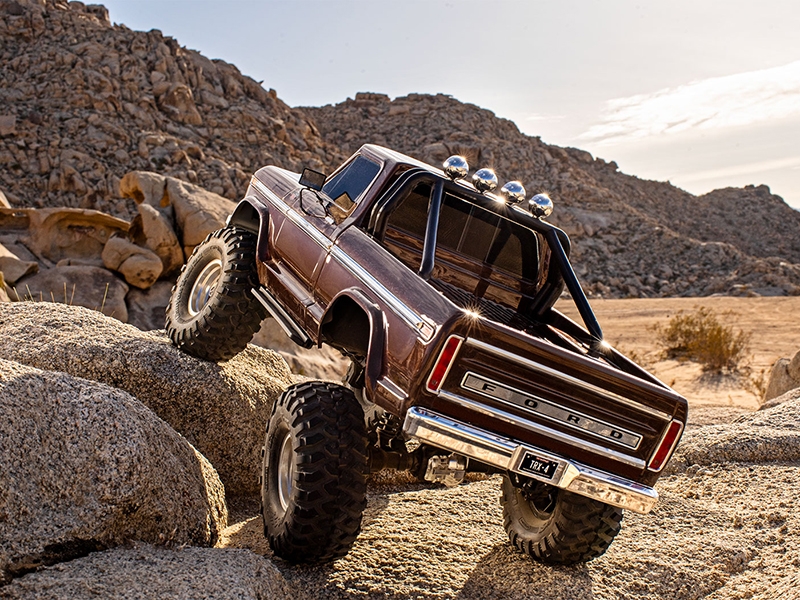 Traxxas TRX-4 Ford F-150 Ranger XLT High Trail Edition 1:10 Trail Crawler - Brown TRX92046-4-BRWN