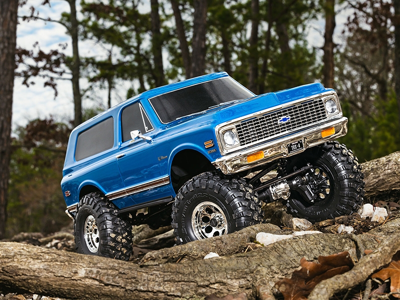 Traxxas TRX-4 1972 Chevrolet K5 Blazer High Trail Edition 1:10 4WD RTR - Blue TRX92086-4-BLUE