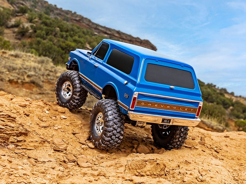 Traxxas TRX-4 1972 Chevrolet K5 Blazer High Trail Edition 1:10 4WD RTR - Blue TRX92086-4-BLUE