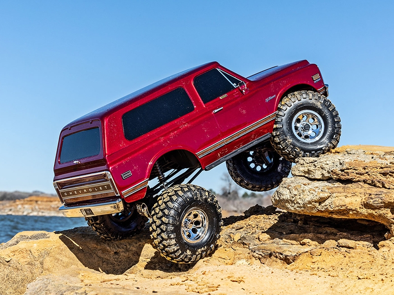 Traxxas TRX-4 1972 Chevrolet K5 Blazer High Trail Edition 1:10 4WD RTR - Red TRX92086-4-RED