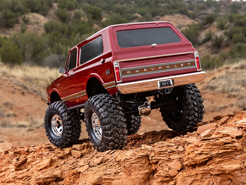 Traxxas TRX-4 1972 Chevrolet K5 Blazer High Trail Edition 1:10 4WD RTR - Red TRX92086-4-RED