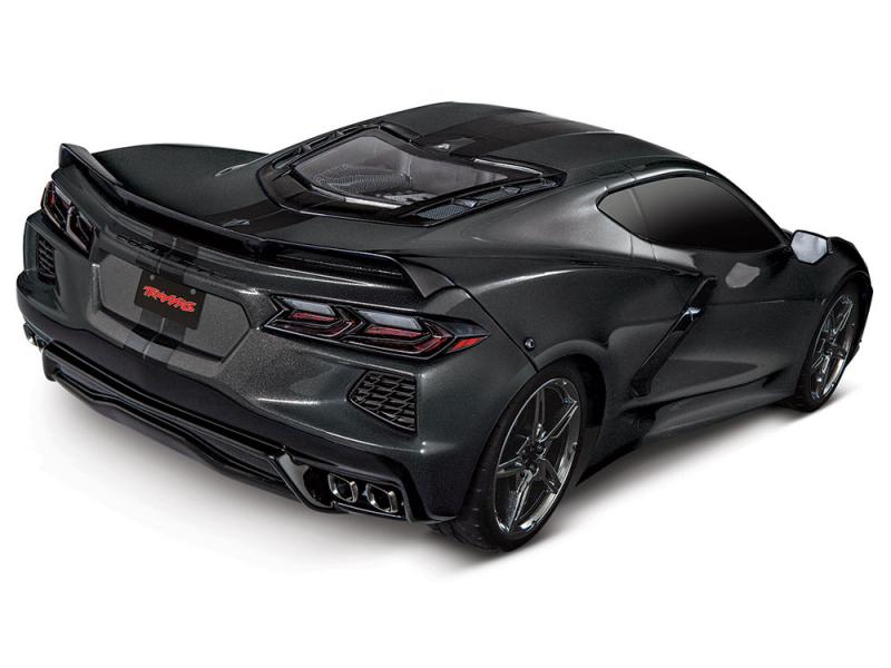 Traxxas 4TEC 3.0 Chevrolet Corvette Stingray: 1/10 AWD Supercar - Black TRX93054-4-BLK