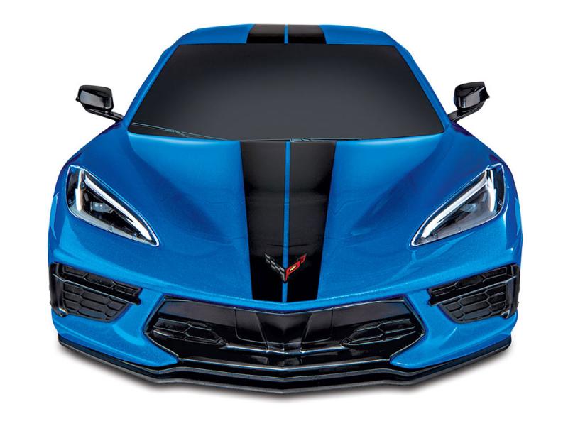 Traxxas 4TEC 3.0 Chevrolet Corvette Stingray: 1/10 AWD Supercar - Blue TRX93054-4-BLUE