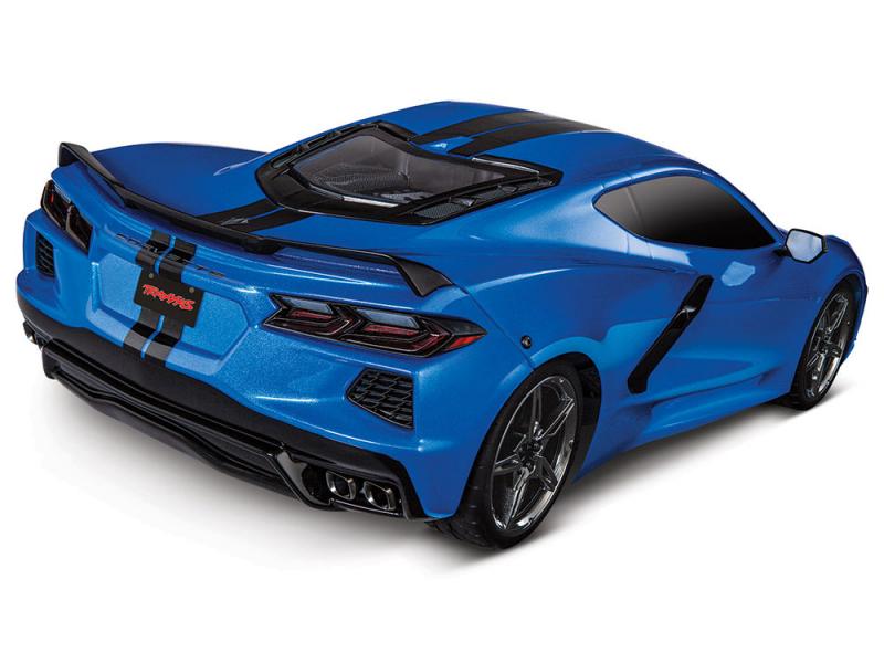 Traxxas 4TEC 3.0 Chevrolet Corvette Stingray: 1/10 AWD Supercar - Blue TRX93054-4-BLUE