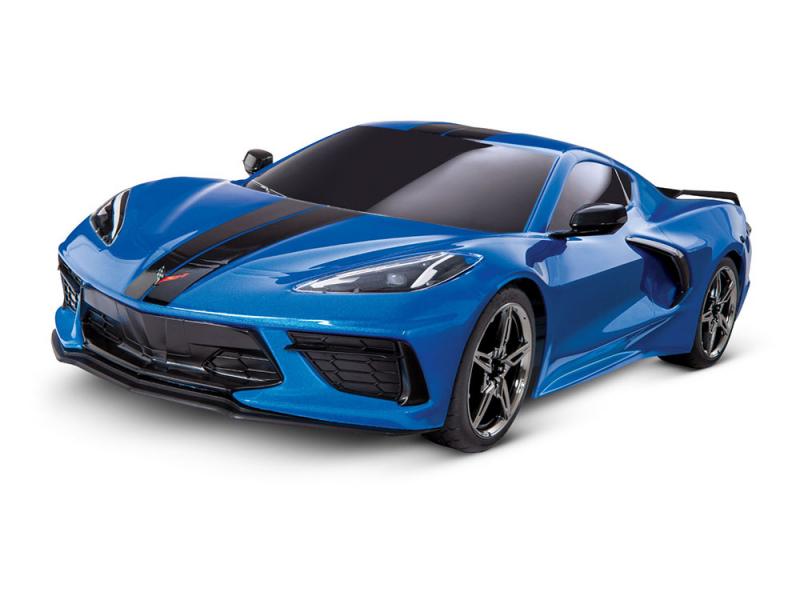 Traxxas 4TEC 3.0 Chevrolet Corvette Stingray: 1/10 AWD Supercar - Blue TRX93054-4-BLUE