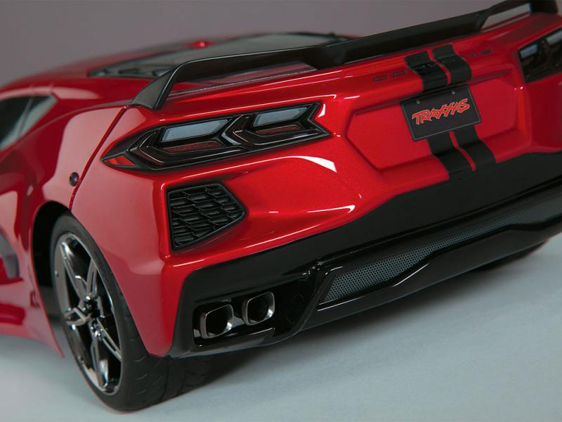 Traxxas 4TEC 3.0 Chevrolet Corvette Stingray: 1/10 AWD Supercar - Red TRX93054-4-RED