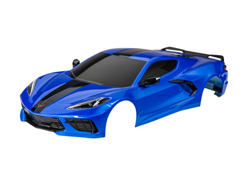 Traxxas Chevrolet Corvette Stingray Complete Body Blue
