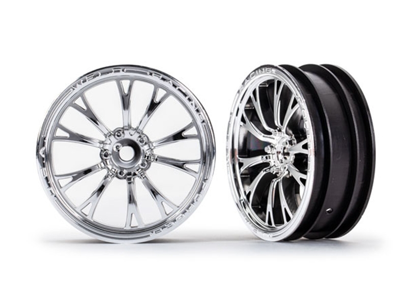 Traxxas Weld Chrome Wheels (Front) (2) TRX9472R