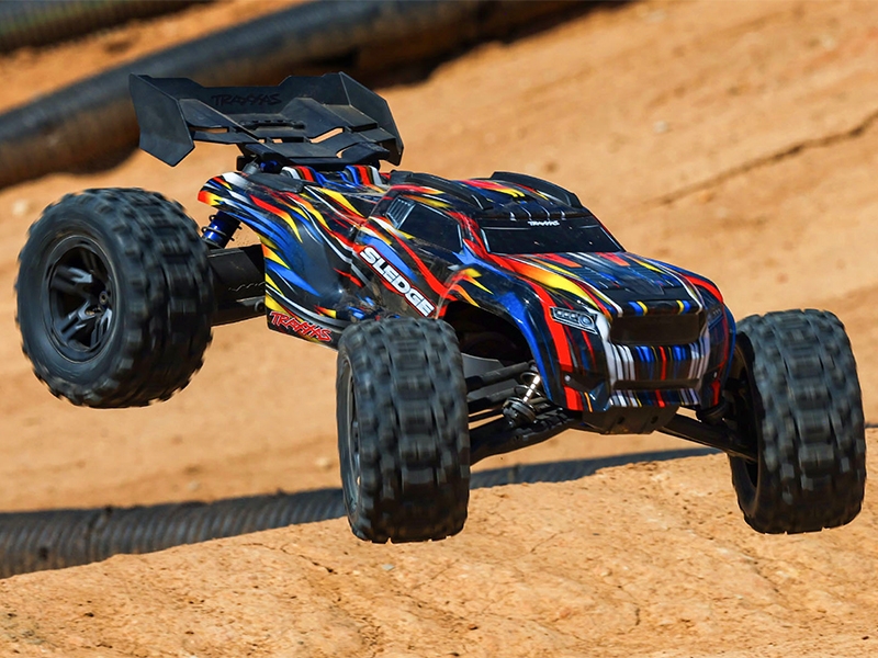 Traxxas Sledge Belted 1:8 4WD Brushless Electric Monster Truck - Blue TRX95096-4-BLUE