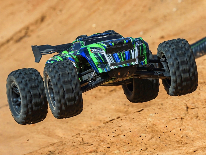 Traxxas Sledge Belted 1:8 4WD Brushless Electric Monster Truck - Green TRX95096-4-GRN