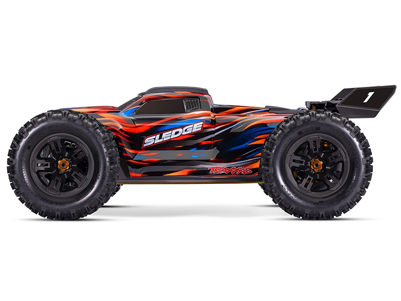 Traxxas Sledge Belted 1:8 4WD Brushless Electric Monster Truck - Orange TRX95096-4-ORNG