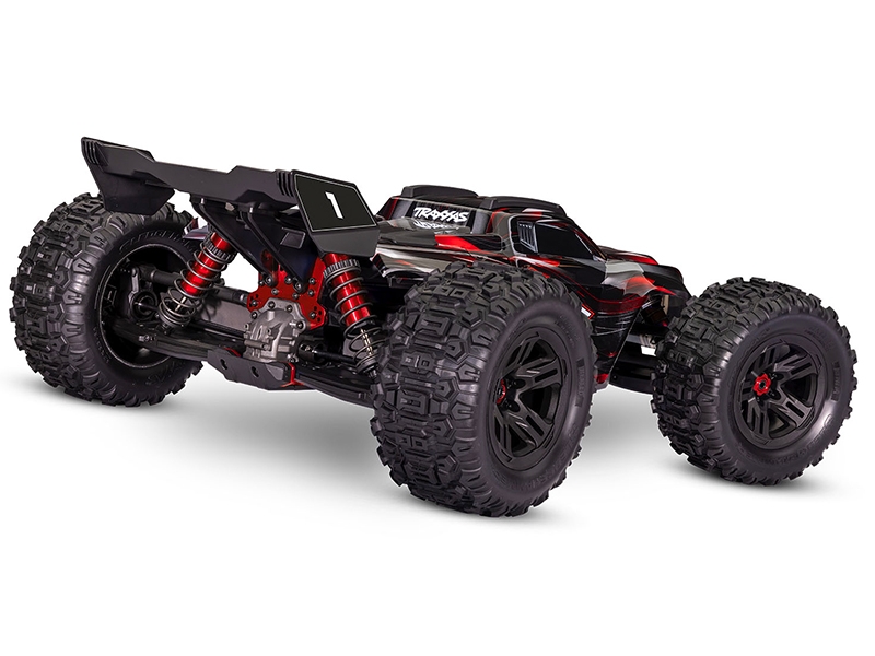 Traxxas Sledge Belted 1:8 4WD Brushless Electric Monster Truck - Red TRX95096-4-RED