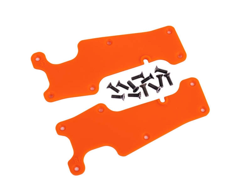 Traxxas Sledge Front Suspension Arm Covers - Orange TRX9633T