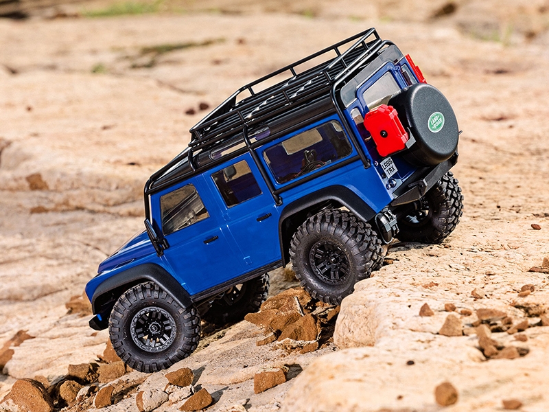 Traxxas TRX-4M Land Rover Defender 1/18 RTR 4x4 Trail Truck - Blue TRX97054-1-BLUE