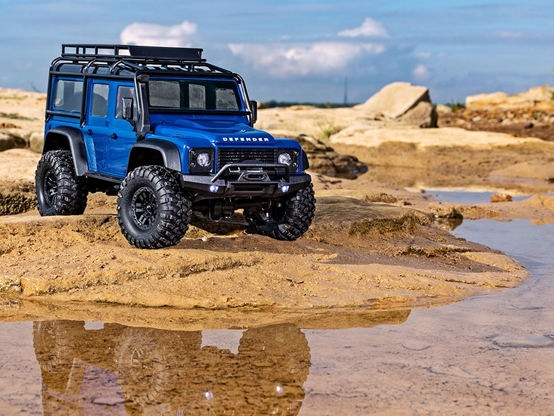 Traxxas TRX-4M Land Rover Defender 1/18 RTR 4x4 Trail Truck - Blue TRX97054-1-BLUE