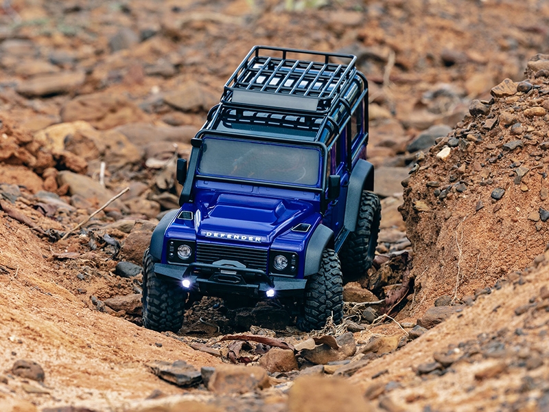 Traxxas TRX-4M Land Rover Defender 1/18 RTR 4x4 Trail Truck - Blue TRX97054-1-BLUE