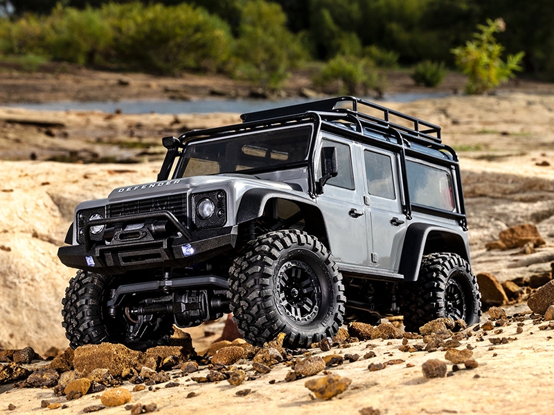 Traxxas TRX-4M Land Rover Defender 1/18 RTR 4x4 Trail Truck - Silver TRX97054-1-SLVR