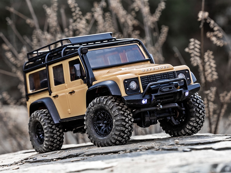 Traxxas TRX-4M Land Rover Defender 1/18 RTR 4x4 Trail Truck - Tan TRX97054-1-TAN