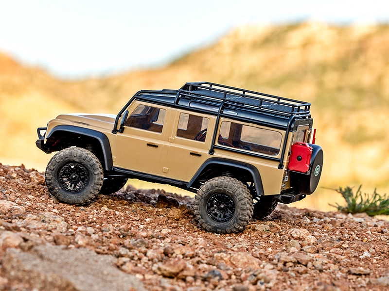 Traxxas TRX-4M Land Rover Defender 1/18 RTR 4x4 Trail Truck - Tan TRX97054-1-TAN