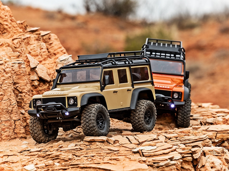 Traxxas TRX-4M Land Rover Defender 1/18 RTR 4x4 Trail Truck - Tan TRX97054-1-TAN