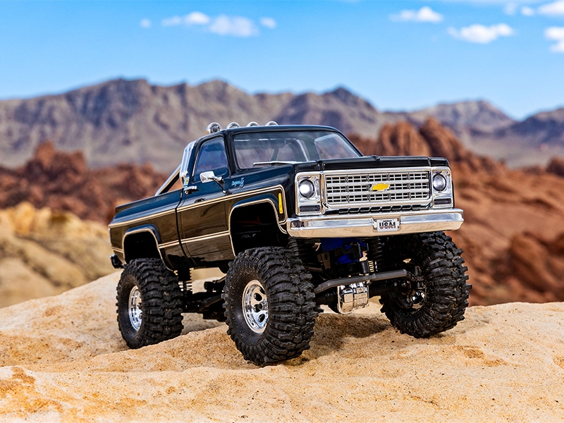 Traxxas 1/18 TRX-4M Chevrolet K10 High Trail Truck - Black TRX97064-1-BLK