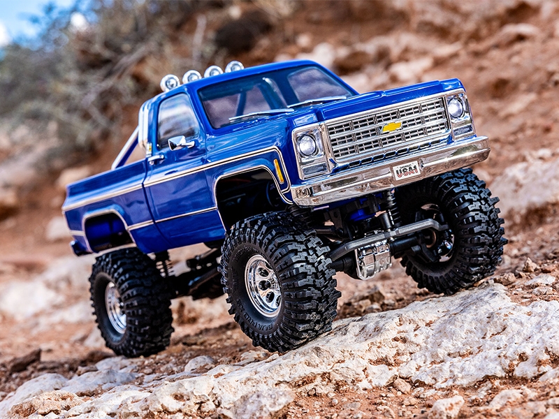 Traxxas 1/18 TRX-4M Chevrolet K10 High Trail Truck - Blue TRX97064-1-BLUE