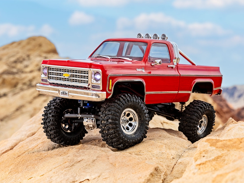 Traxxas 1/18 TRX-4M Chevrolet K10 High Trail Truck - Red TRX97064-1-RED