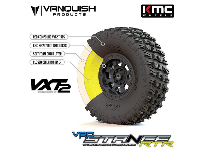 Vanquish VRD Stance RTR - Green VPS09009A