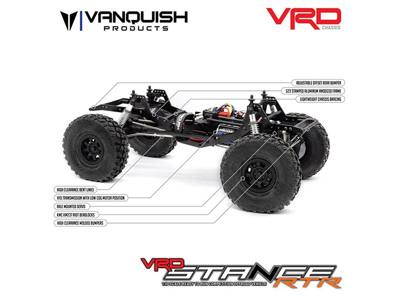 Vanquish VRD Stance RTR - Green VPS09009A