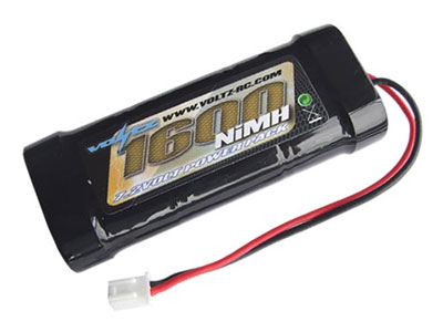 Voltz 1600mah 6-cell 7.2v Stick Pack w/Mini Connector VZ0050