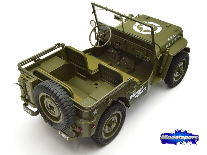 ROC Hobby 1941 Willys MB 1/12 Scaler RTR ROC11201RTR