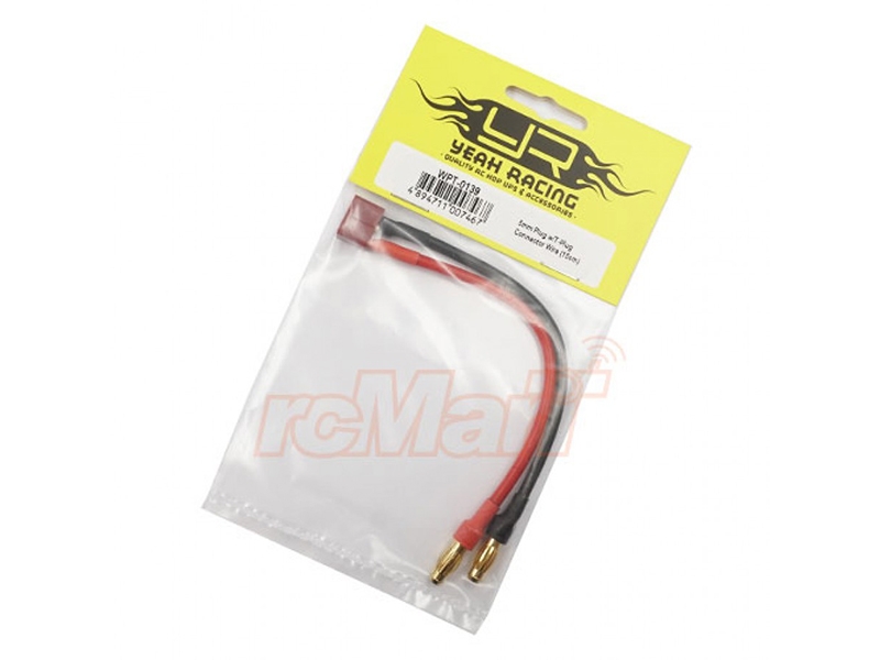 Yeah Racing 5mm Bullet Plug with Deans Female Connector Wire 15cm WPT-0139