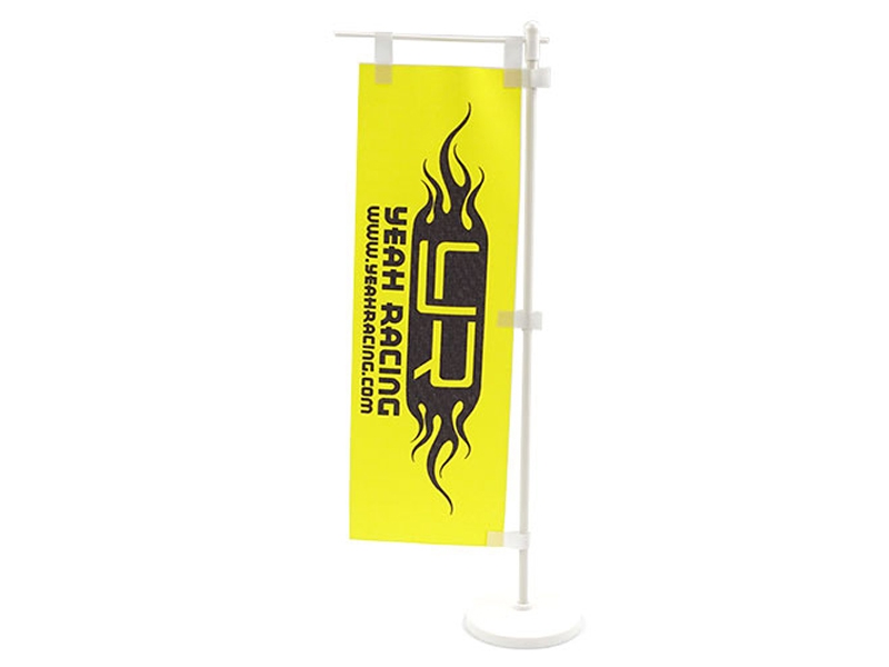 Yeah Racing Track Flag with Plastic Stand YA-0599