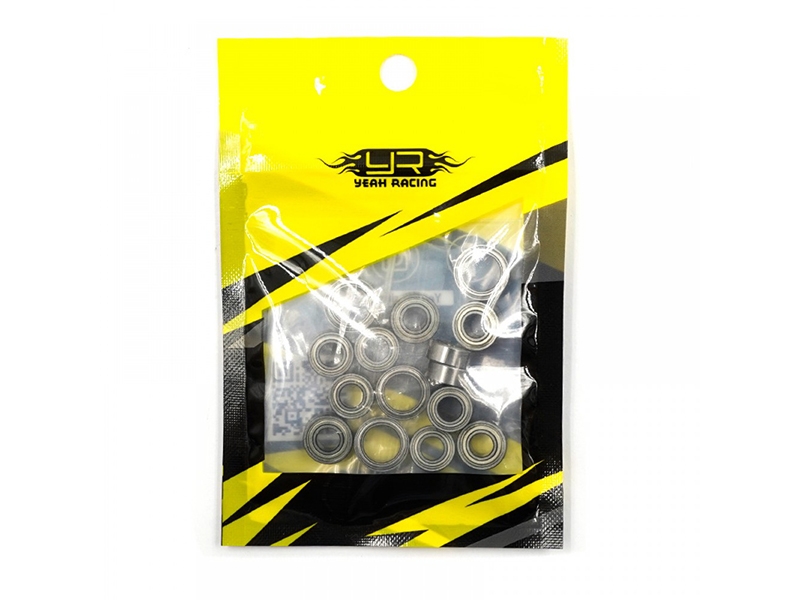 Yeah Racing Steel Bearing Set (16pcs) for Tamiya TT-02 YBS-0003