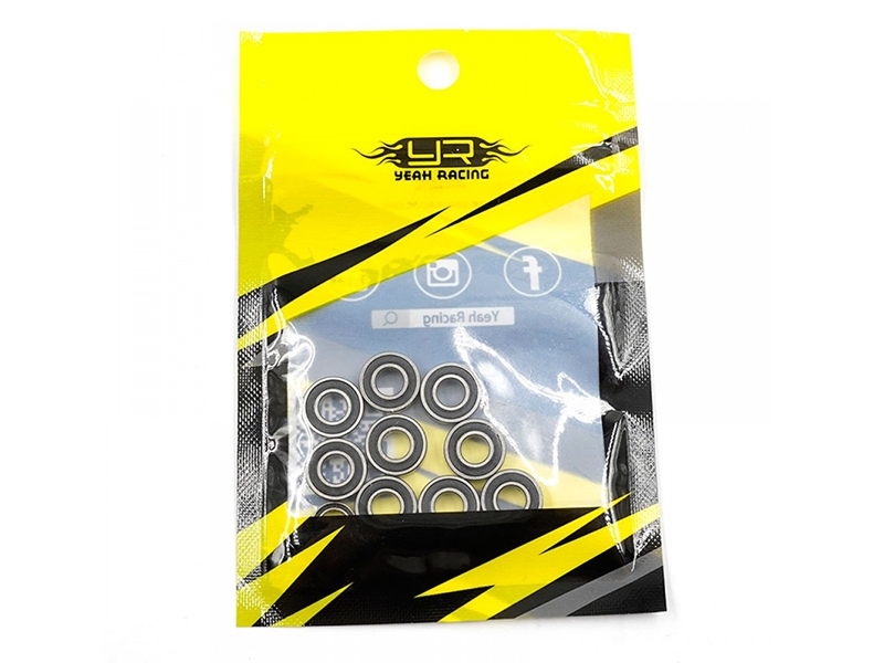 Yeah Racing Steel Bearing Set (10pcs) for Tamiya Lunch Box/ Grasshopper II/ Hornet YBS-0030