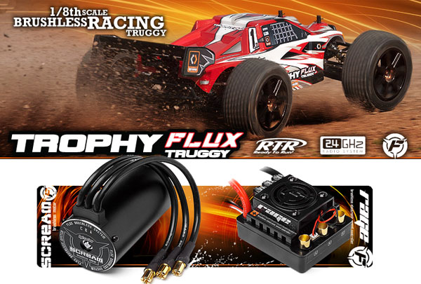 HPI Trophy Truggy Flux 2.4GHz Combo  