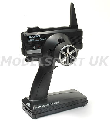 Acoms Technisport 2.4G II   2 channel steerwheel RC system.